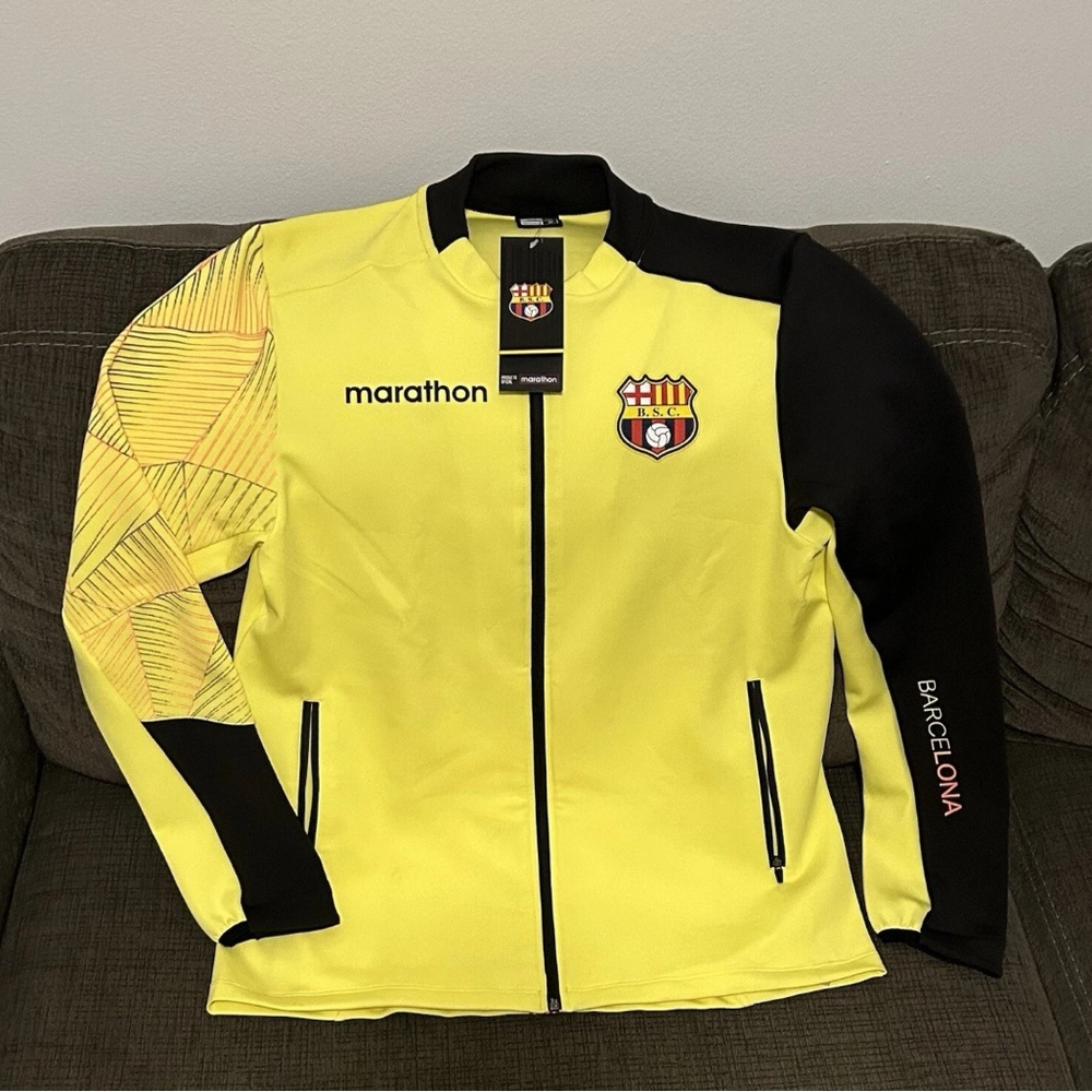 Marathon Authentic Barcelona Guayaquil Pre-Match Jacket Ecuador Men’s Sz: M